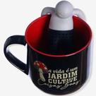 Caneca C/ Infusor P/ Cha Cultive Coisas Boas 350ml Caneca C/ Infusor P/ Cha Cultive Coisas Boas 350ml