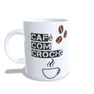 Caneca Café com Crochê