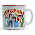 Caneca Camper de cerâmica Silver Buffalo Futurama Planet Express 600ml