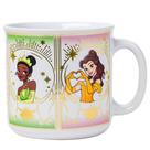 Caneca Camper em cerâmica Silver Buffalo Disney Princess 600ml