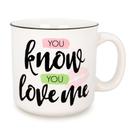 Caneca Camper Silver Buffalo Gossip Girl Você sabe que me ama