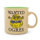 Caneca Camper Silver Buffalo Shrek Wanted Ogres 600 ml de cerâmica