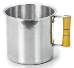 Caneca Canecão Reforçado N 14 Cabo De Madeira Alumínio Polido Continental Caneca Canecão Reforçado N 14 Cabo De Madeira Alumínio Polido Continental