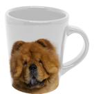Caneca Cão Café, Chá, Chocolate Quente Chow Chow Ceramica 270ml Mesa Posta Catarina