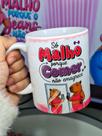 Caneca Capivara Fitness, Divertida, meme, academia - Só Malho porque comer não emagrece