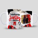 Caneca Casal Trabalhando Juntos pelo Sonho com Foto Personalizada Porcelana Presente Especial Caneca Casal Trabalhando Juntos pelo Sonho com Foto Personalizada Porcelana Presente Especial