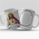Caneca católica Sagrado Coração de Jesus - Pai Nosso
