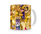 Caneca Cavaleiros do Zodíaco Caval de Ouro