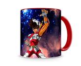 Caneca Cavaleiros do Zodíaco Seiya Red
