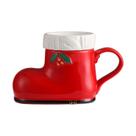 Caneca Ceramic Christmas Boot 350ml de capacidade Red Holiday