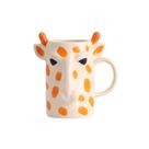 Caneca Ceramic Giraffe 350 ml de capacidade 3D em forma de animal