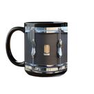 Caneca Ceramic Snare Drum 350ml para bateristas e músicos