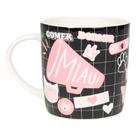Caneca Cerâmica 400Ml - Gatinha Preto - UATT Caneca Cerâmica 400Ml - Gatinha Preto - UATT