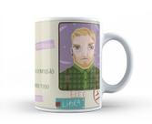 Caneca Cerâmica Branca Que Signo Ele é 325ml