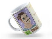 Caneca Cerâmica Branca Que Signo Ele é 325ml Caneca Cerâmica Branca Que Signo Ele é 325ml