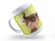 Caneca Cerâmica Branca Signo Baby 325ml Caneca Cerâmica Branca Signo Baby 325ml