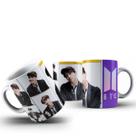 Caneca Cerâmica BTS Ot7 RM Army Personalizada Kpop J-Hope