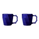 Caneca Cerâmica Café Leite Xicara Louça 260ml - Kit 2 Unid