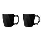 Caneca Cerâmica Café Leite Xicara Louça 260ml - Kit 2 Unid