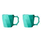 Caneca Cerâmica Café Leite Xicara Louça 260ml - Kit 2 Unid
