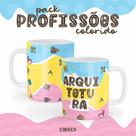 Caneca Cerâmica Color Profissão Arquitetura