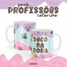 Caneca Cerâmica Color Profissão Decoradora