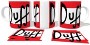 Caneca Cerâmica copo Cerveja Duff Caneca Cerâmica copo Cerveja Duff