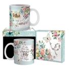 Caneca Cerâmica Filha Você É Amor...borboleta Caneca Cerâmica Filha Você É Amor...borboleta