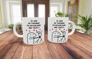Caneca ceramica flork debochado - te amo do tamanho da dificuldade Caneca ceramica flork debochado - te amo do tamanho da dificuldade