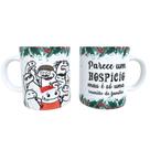Caneca cerâmica Parece um hospício mas é só uma reunião em família!