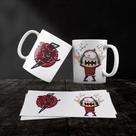 Caneca Cerâmica Rock and Roll Mod.15 Caneca Cerâmica Rock and Roll Mod.15