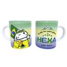 Caneca cerâmica Se não for para gritar Hexa nem torço!