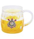 Caneca Cerveja de Acrilico Grande 400ml - Time Corinthians