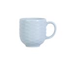 Caneca Chá Café Azul Relevo Ondas 402 ml Germer Porcelanas Caneca Chá Café Azul Relevo Ondas 402 ml Germer Porcelanas