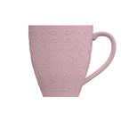 Caneca Chá Café Tassel Rosa 310ml Germer Porcelanas