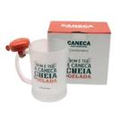 Caneca chopp com campainha Cheia e gelada 650 ml - Zona Criativa - 7908011721828