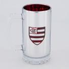 Caneca Chopp Flamengo Vidro Metálico