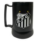 Caneca Chopp Gel Preta Santos