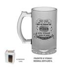 Caneca Chopp Jateada No dia que eu parar de beber, vou tomar Caneca Chopp Jateada No dia que eu parar de beber, vou tomar