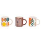 Caneca Coffe Time Cerâmica 80ML 6 Peças