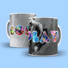 Caneca Coldplay Banda De Pop De Porcelana Banda De Rock Cris