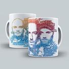 Caneca Coldplay Pop De Porcelana De Rock Melhores Bandas