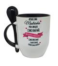 Caneca Colher Apenas Uma Madrinha Pode Abraçar Como Uma Mãe