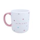 Caneca Color Dots Rosa União 300 ml - 1 unidade - Cromus - Rizzo Caneca Color Dots Rosa União 300 ml - 1 unidade - Cromus - Rizzo