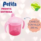 Caneca Com Alça 200ml Rosa Petita