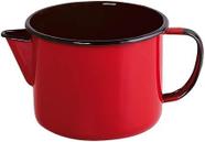 Caneca com bico 12 Esmaltado Vermelha 1000 ml - Ewel