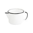 Caneca com Bico Esmaltada Branca 1 L Ewel