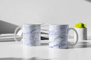 Caneca com estampa de mármore