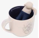 Caneca com Infusor de Chá Harry Potter Hogwarts 350 ML Cor:Branca