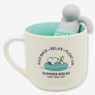 Caneca com Infusor de Chá Snoopy Float 350 ML Cor:Branca Caneca com Infusor de Chá Snoopy Float 350 ML Cor:Branca